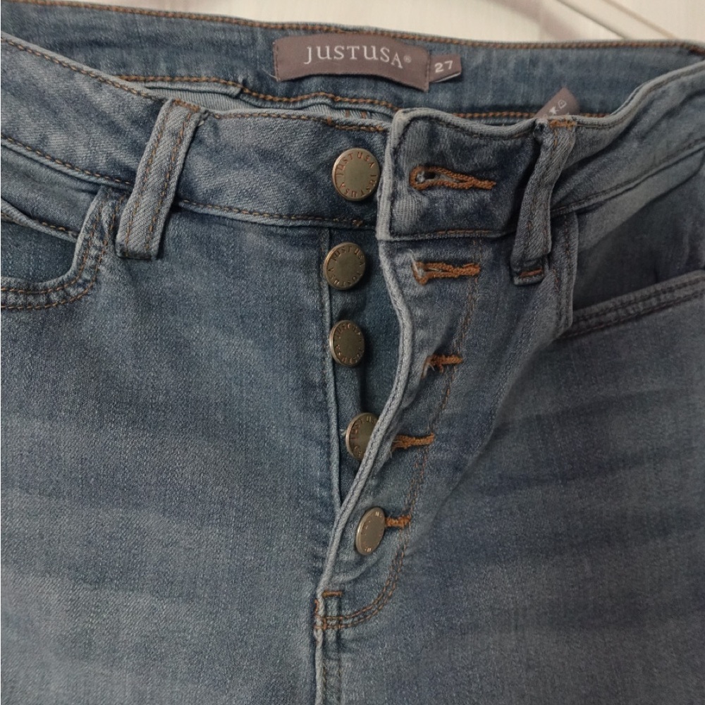 Just USA High Rise Light Blue Jeans